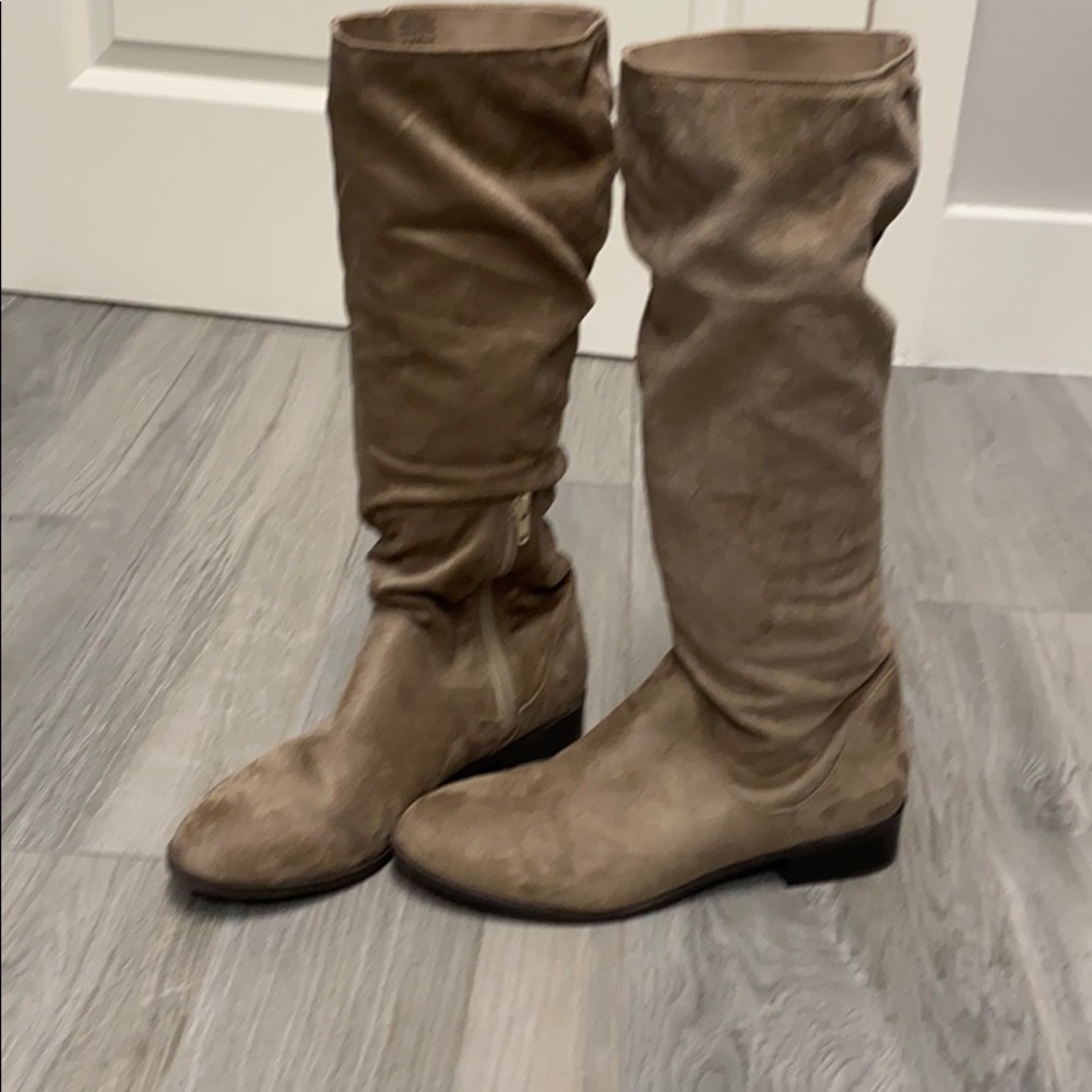 Kelly & Katie faux suede tall boots Size 9